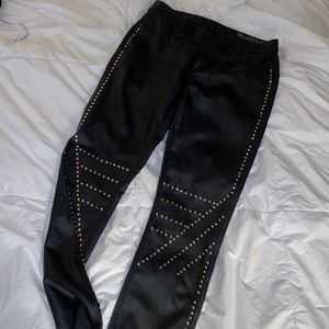 Faux Leather Blank NYC Pants
